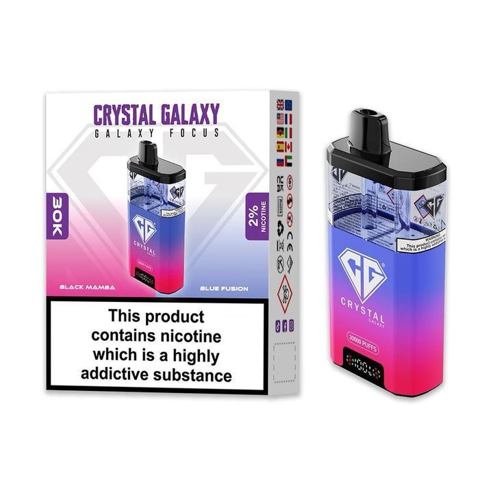 Crystal Galaxy Focus 30k Prefilled Pod Kit Box of 5