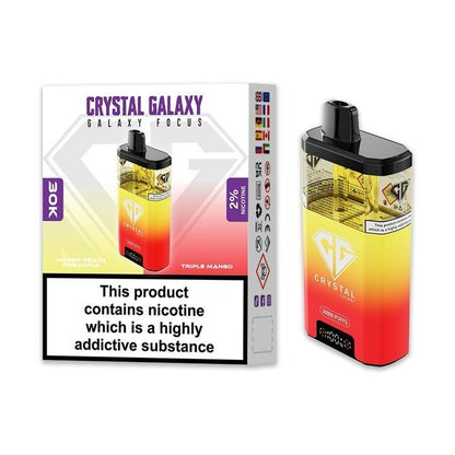 Crystal Galaxy Focus 30k Prefilled Pod Kit Box of 5