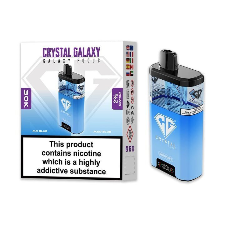 Crystal Galaxy Focus 30k Prefilled Pod Kit Box of 5