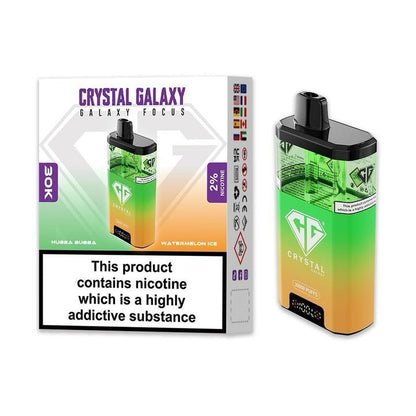 Crystal Galaxy Focus 30k Prefilled Pod Kit Box of 5