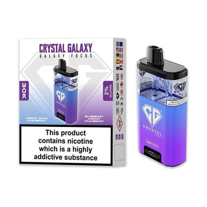 Crystal Galaxy Focus 30k Prefilled Pod Kit Box of 5