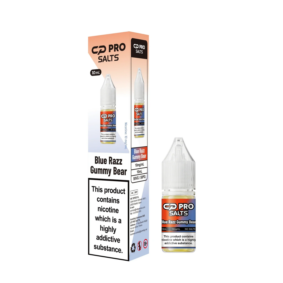 Crystal Pro CP Pro Nic Salt - Box of 10 - 10mg & 20mg