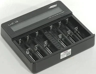 Efest LUC V6 LCD 6 Bay Charger