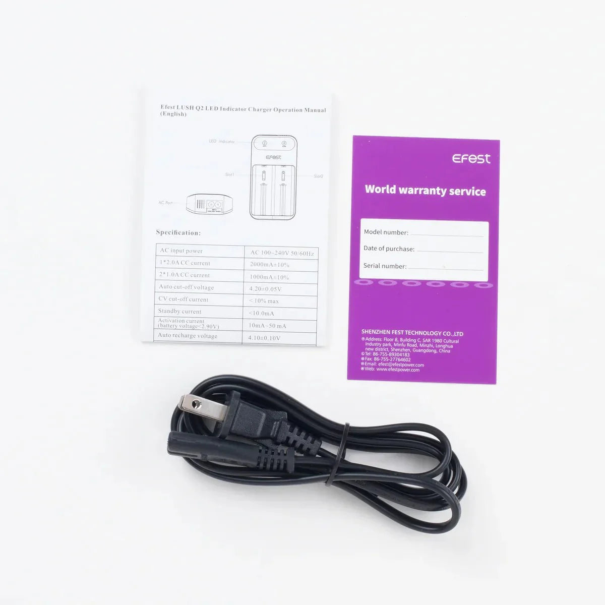 Efest Lush Q2 2 Bay Battery Charger