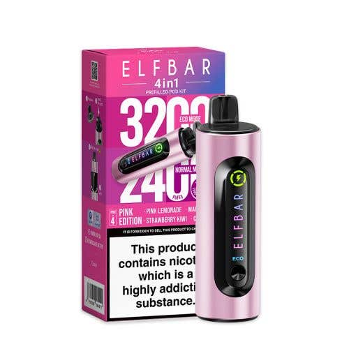 Elf Bar 4-in-1 3200 Prefilled Pod Kit (Box of 5)