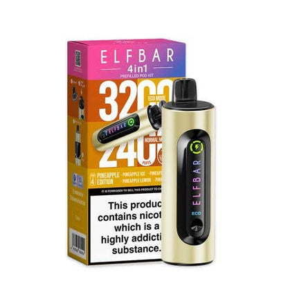Elf Bar 4-in-1 3200 Prefilled Pod Kit (Box of 5)
