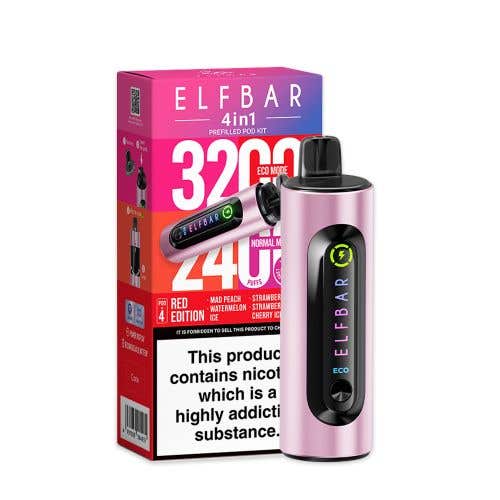 Elf Bar 4-in-1 3200 Prefilled Pod Kit (Box of 5)