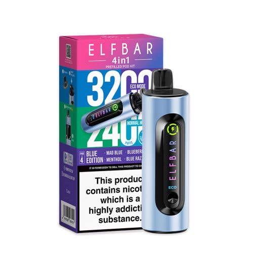 Elf Bar 4-in-1 3200 Prefilled Pod Kit (Box of 5)
