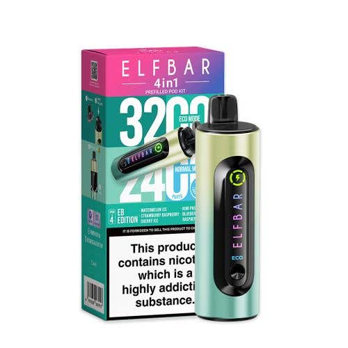 Elf Bar 4-in-1 3200 Prefilled Pod Kit (Box of 5)
