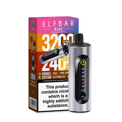 Elf Bar 4-in-1 3200 Prefilled Pod Kit (Box of 5)