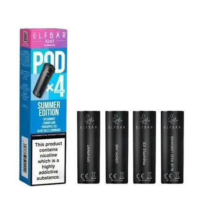Elf Bar 4IN1 3200 Prefilled Pod Refills (Box Of 10)