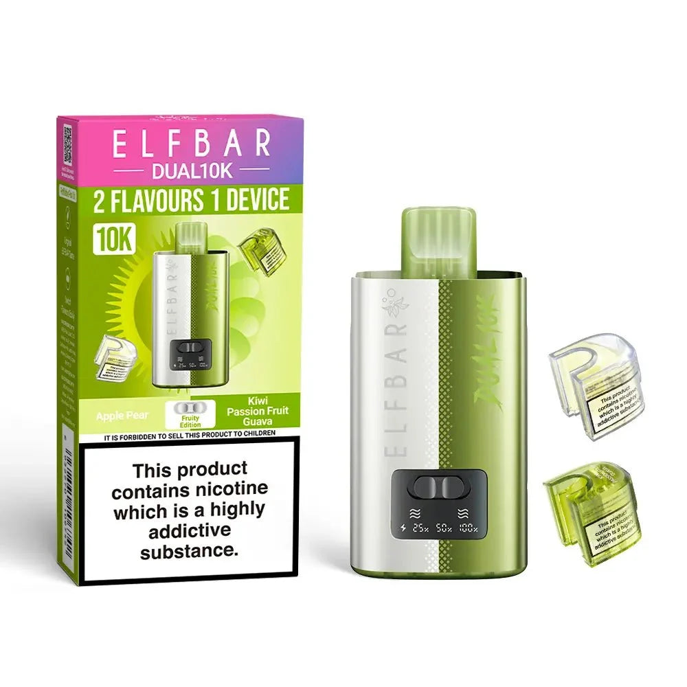 Elf Bar Dual 10K Disposable 2 in 1 Vape Pack of 5