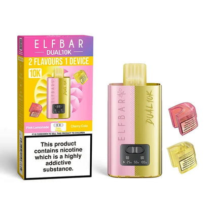 Elf Bar Dual 10K Disposable 2 in 1 Vape Pack of 5