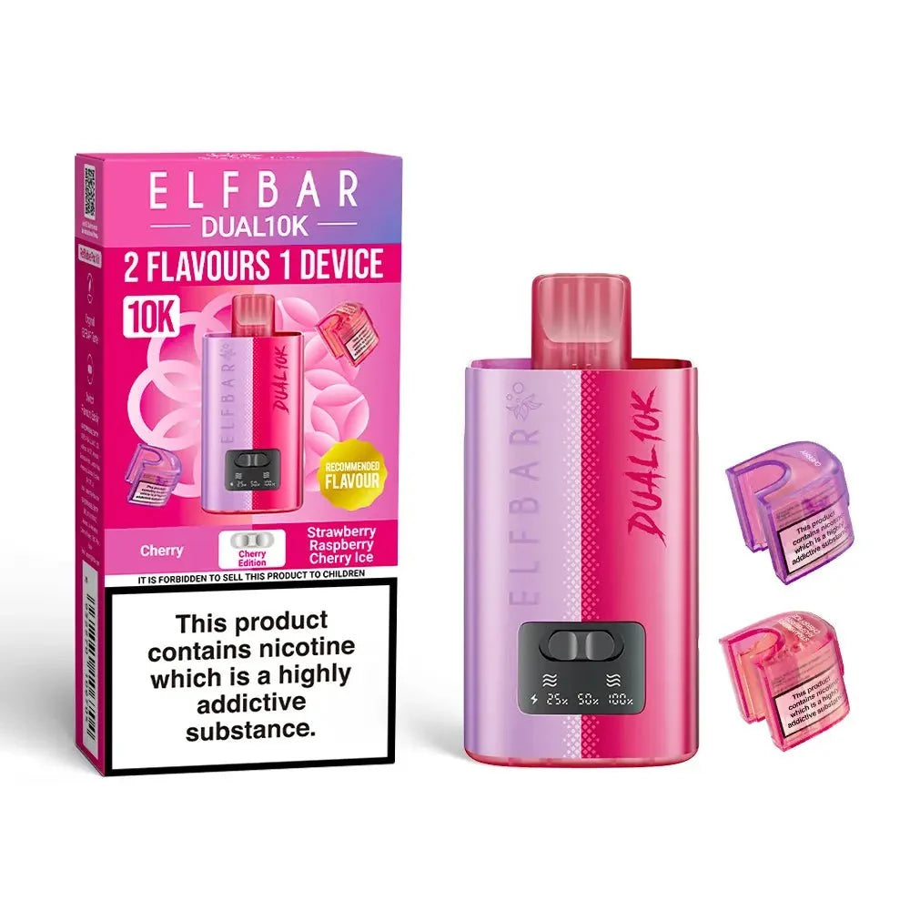 Elf Bar Dual 10K Disposable 2 in 1 Vape Pack of 5