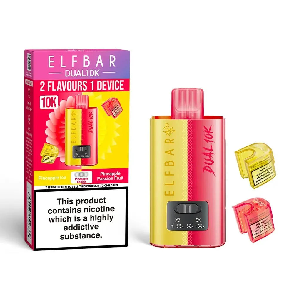 Elf Bar Dual 10K Disposable 2 in 1 Vape Pack of 5