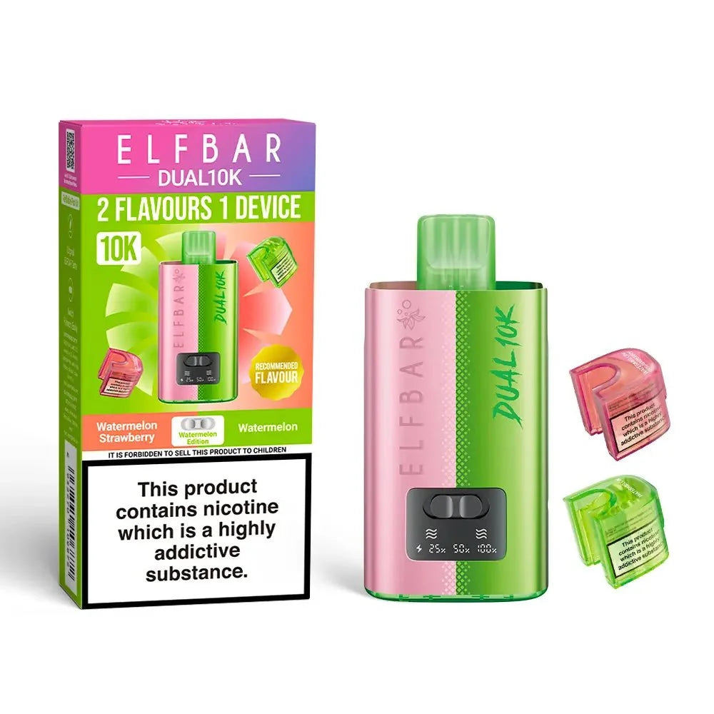 Elf Bar Dual 10K Disposable 2 in 1 Vape Pack of 5