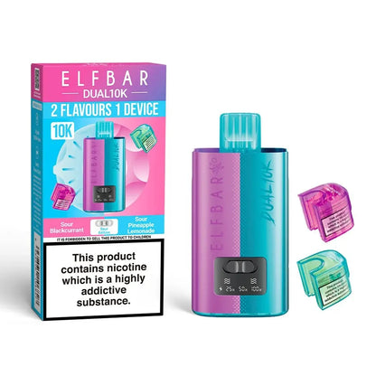 Elf Bar Dual 10K Disposable 2 in 1 Vape Pack of 5