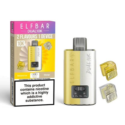 Elf Bar Dual 10K Disposable 2 in 1 Vape Pack of 5