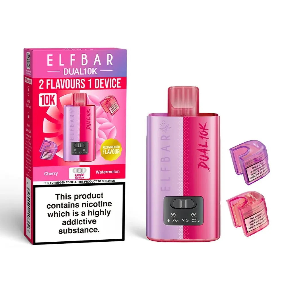 Elf Bar Dual 10K Disposable 2 in 1 Vape Pack of 5