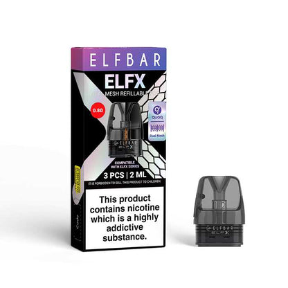 Elf Bar ELFX Replacement Refillable Pods - Pack of 3
