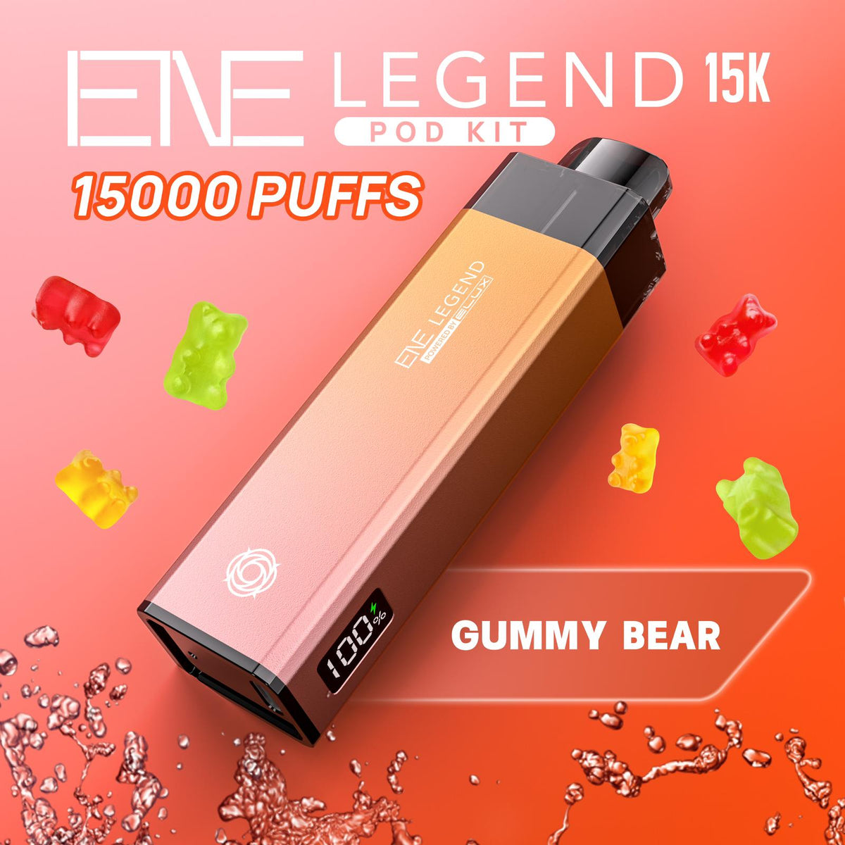 Elux ENE Legend 15k Pod Vape Kit (Pack of 5)