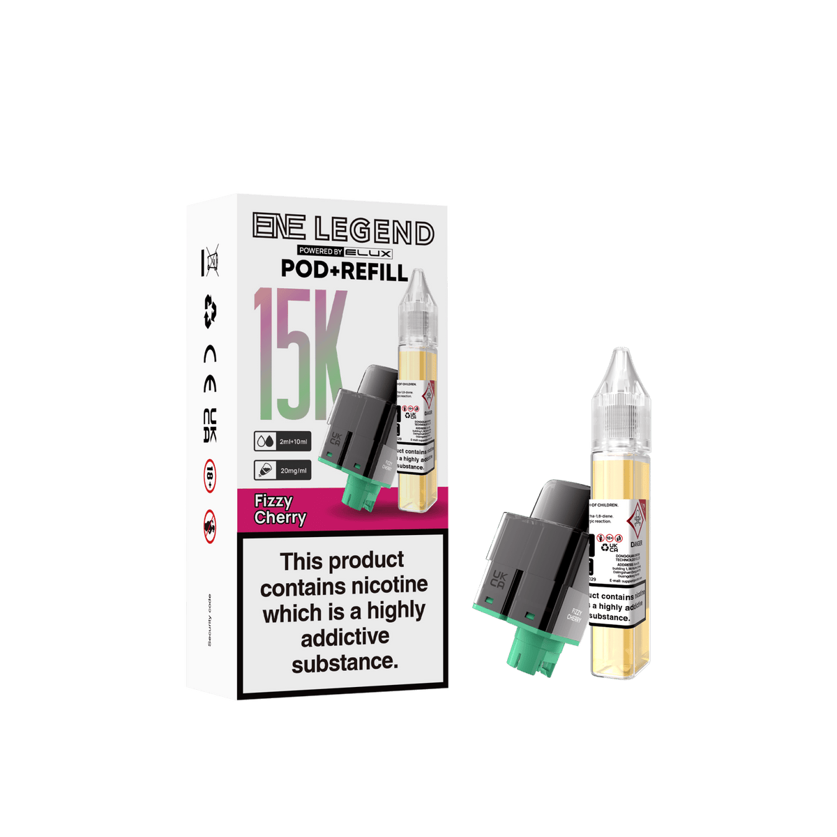Elux ENE Legend 15k Replacement Pods Pack of 5