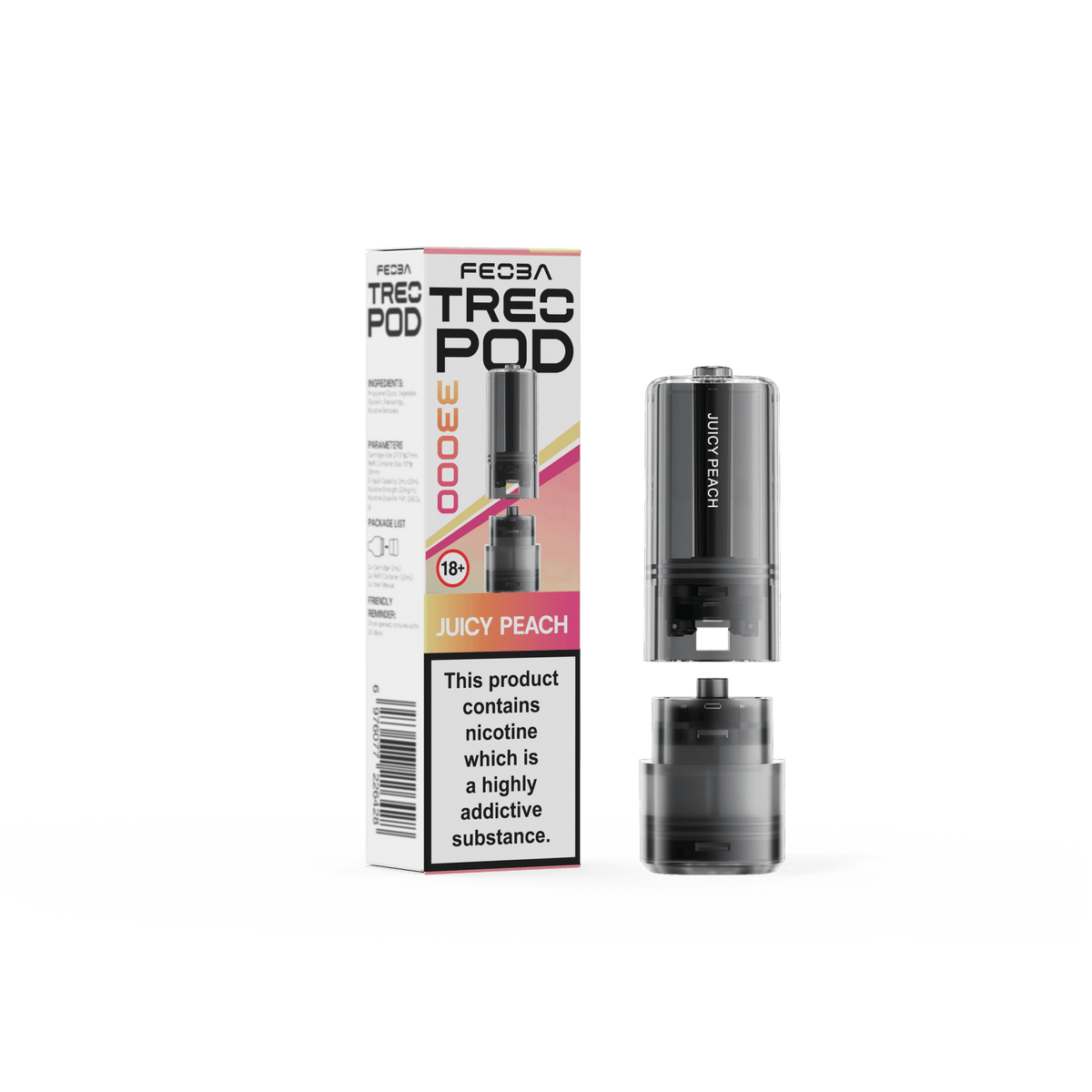 Feoba Treo 33k Replacement Pods Box of 5