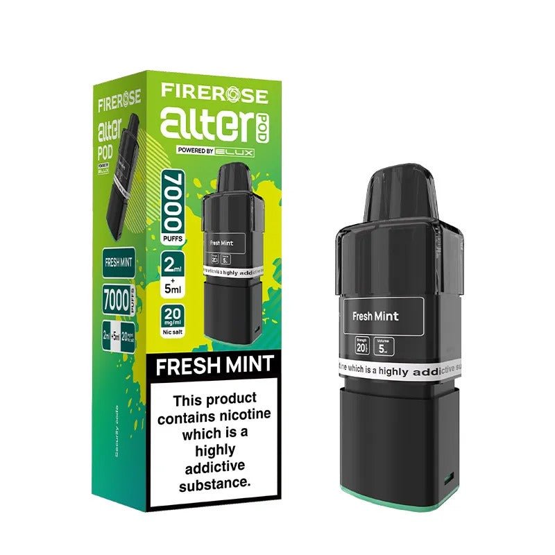 Firerose Alter 7000 Prefilled Pods Refill - Box of 5