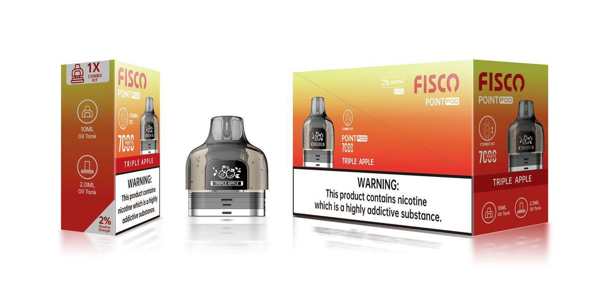 Fisco Point Pro 7000 Replacement Pods Pack of 5