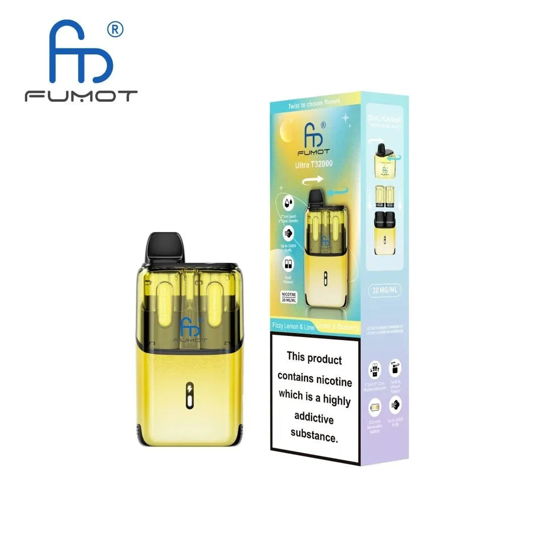 Fumot R&M T32,000 Ultra Prefilled Pod Vape Kit  (Box Of 5)