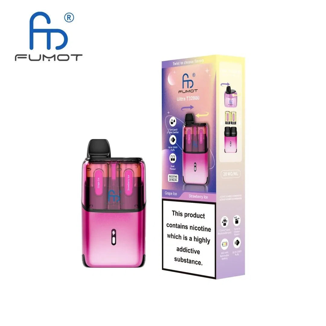 Fumot R&M T32,000 Ultra Prefilled Pod Vape Kit  (Box Of 5)