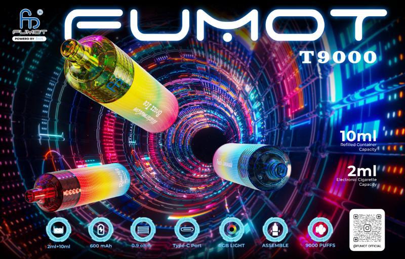 Fumot T9000 Prefilled Pod Kit Box of 5