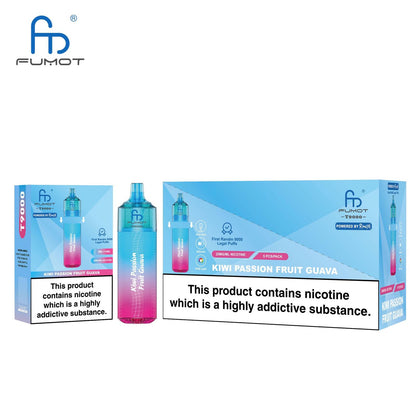 Fumot T9000 Prefilled Pod Kit Box of 5