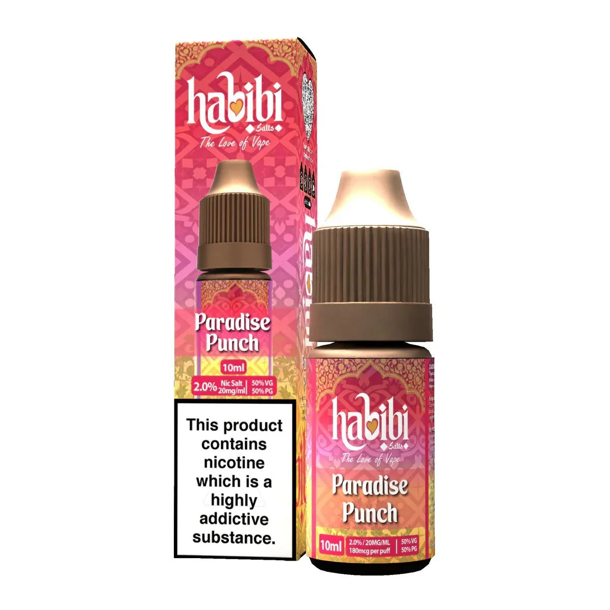 Habibi Nic Salt 10ML E-Liquid- Box Of 10