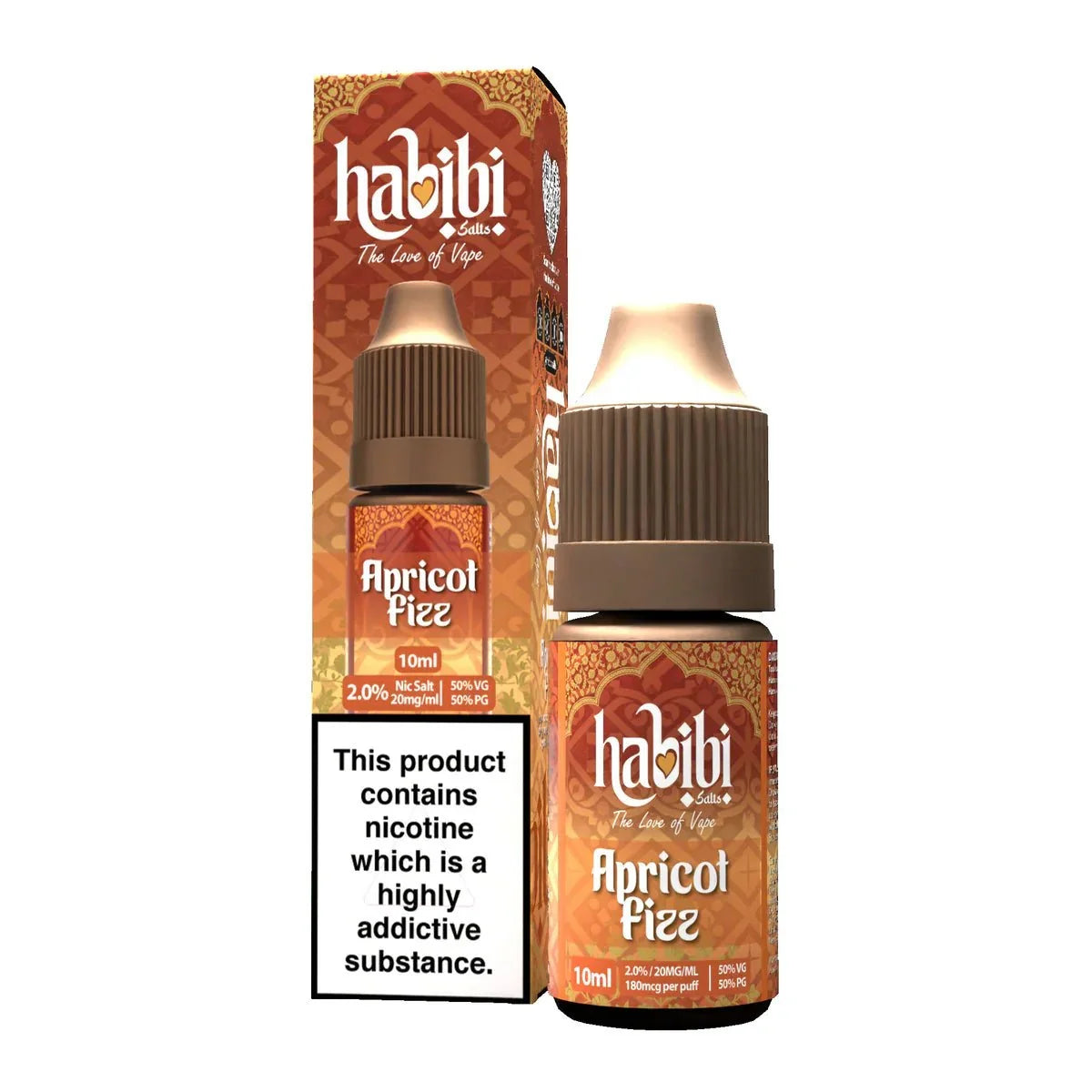 Habibi Nic Salt 10ML E-Liquid- Box Of 10