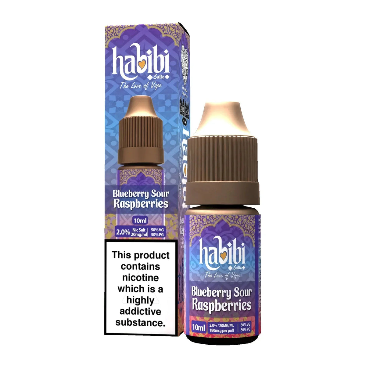 Habibi Nic Salt 10ML E-Liquid- Box Of 10