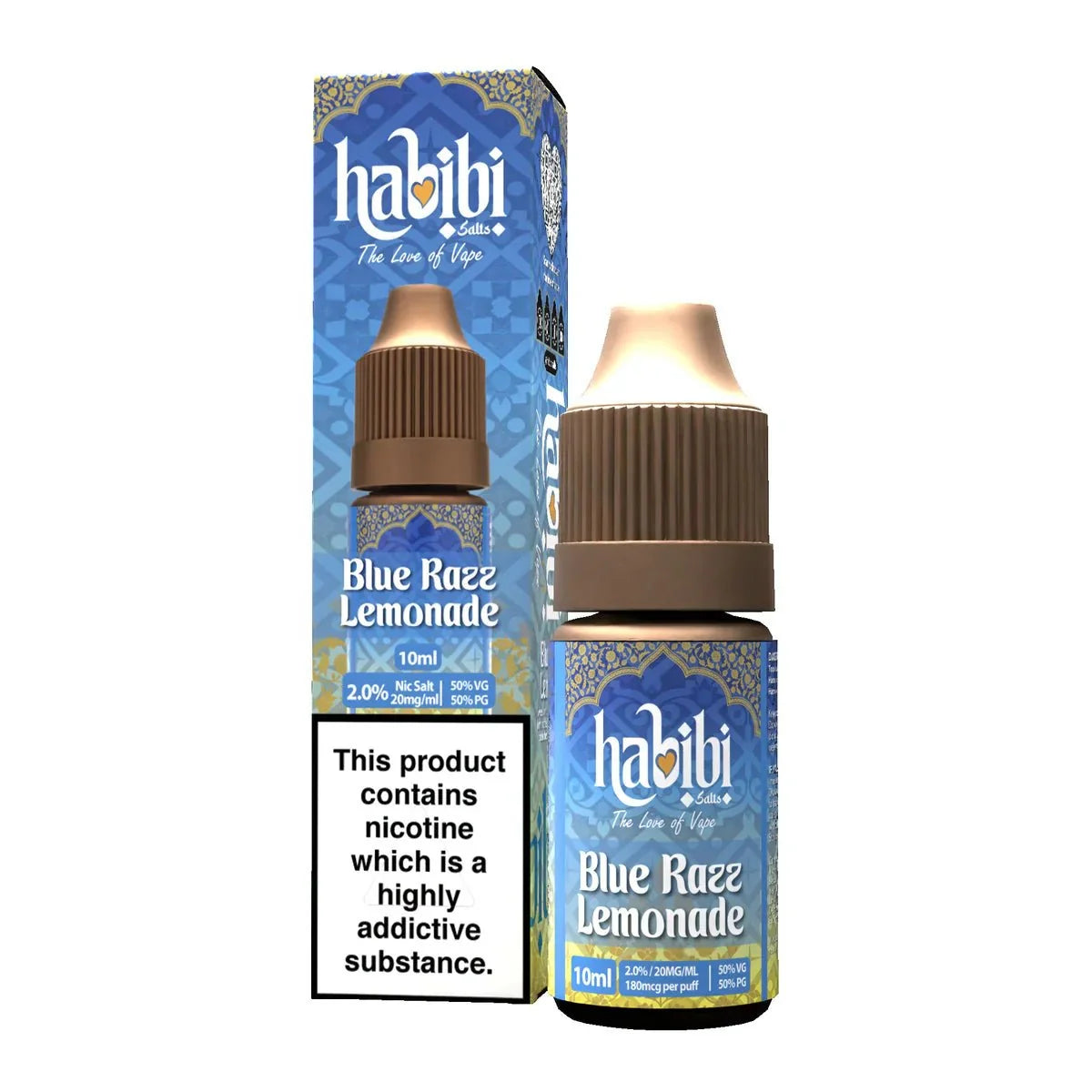 Habibi Nic Salt 10ML E-Liquid- Box Of 10