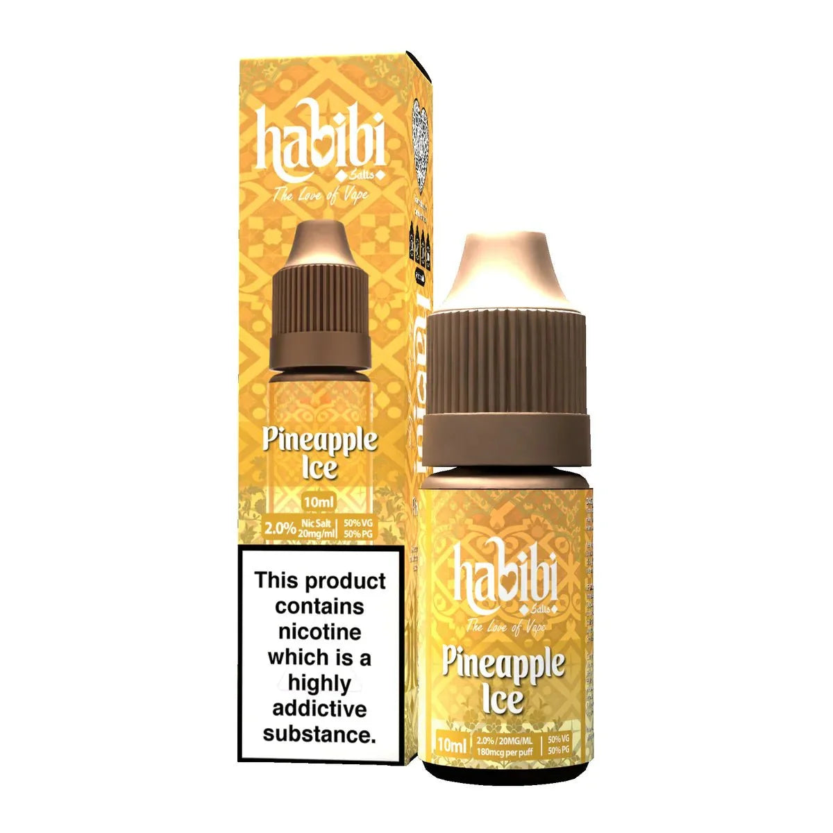 Habibi Nic Salt 10ML E-Liquid- Box Of 10