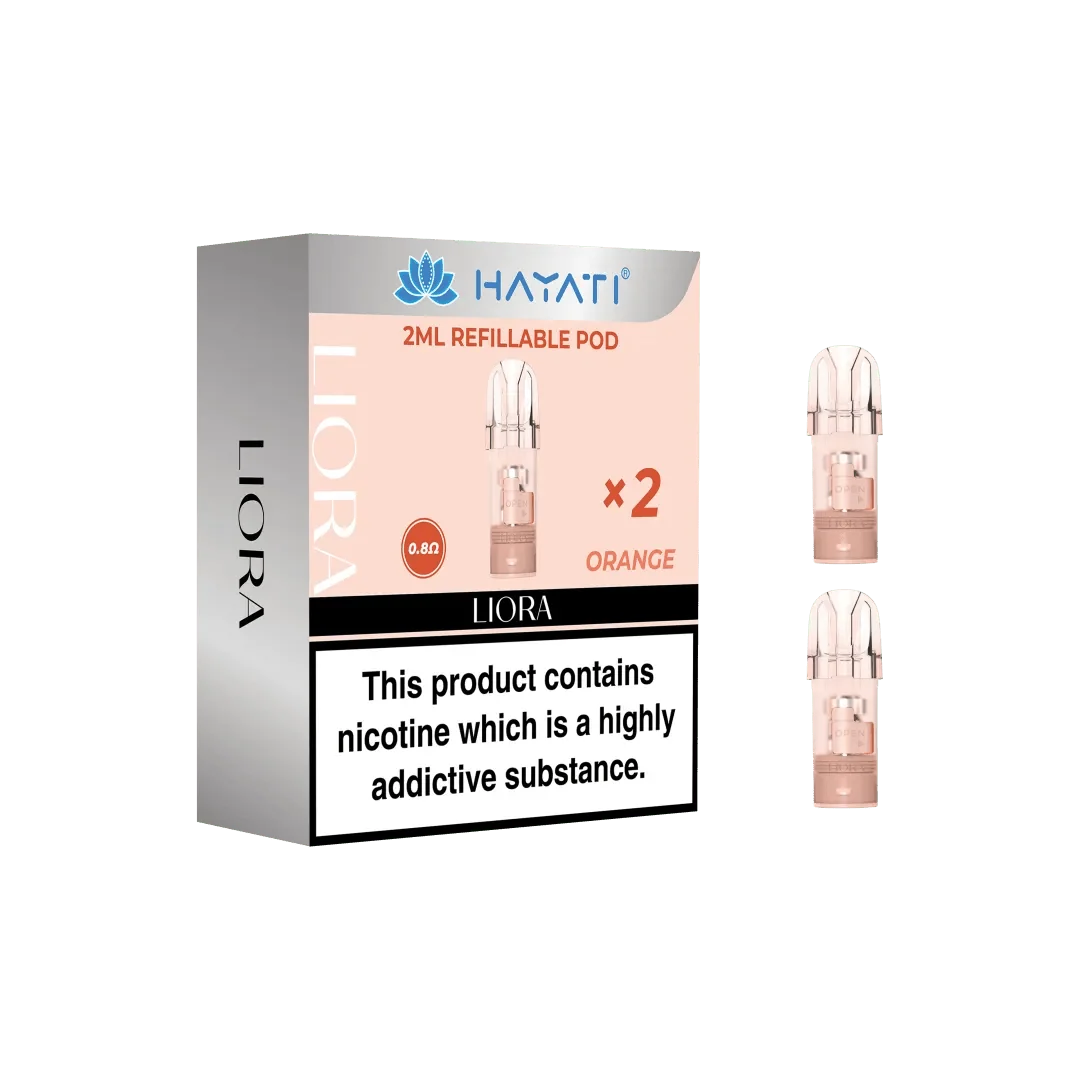 Hayati Liora Refilleable Replacement  Pods Pack of 2