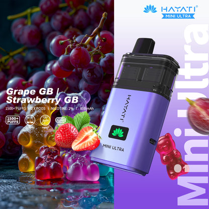 Hayati Mini Ultra 1500 Vape Kit (Box of 5)