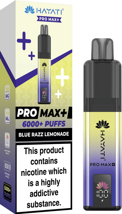 Hayati Pro Max+ 6000 Puffs Prefilled Kit - Box of 5