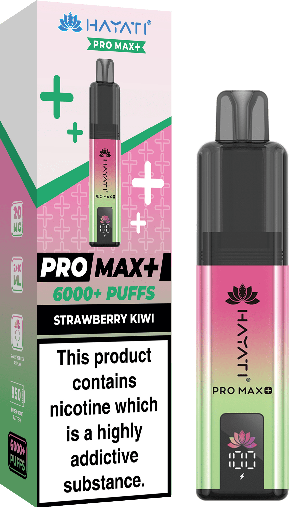 Hayati Pro Max+ 6000 Puffs Prefilled Kit - Box of 5