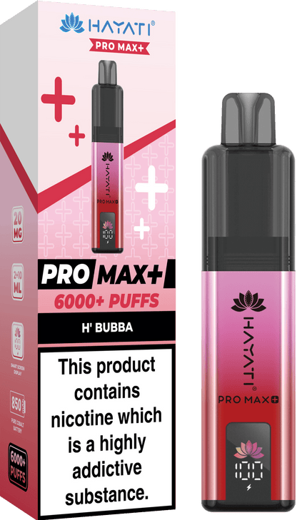 Hayati Pro Max+ 6000 Puffs Prefilled Kit - Box of 5