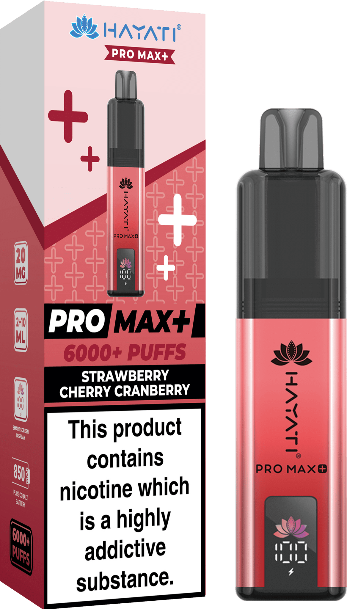 Hayati Pro Max+ 6000 Puffs Prefilled Kit - Box of 5