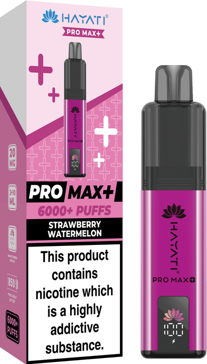 Hayati Pro Max+ 6000 Puffs Prefilled Kit - Box of 5