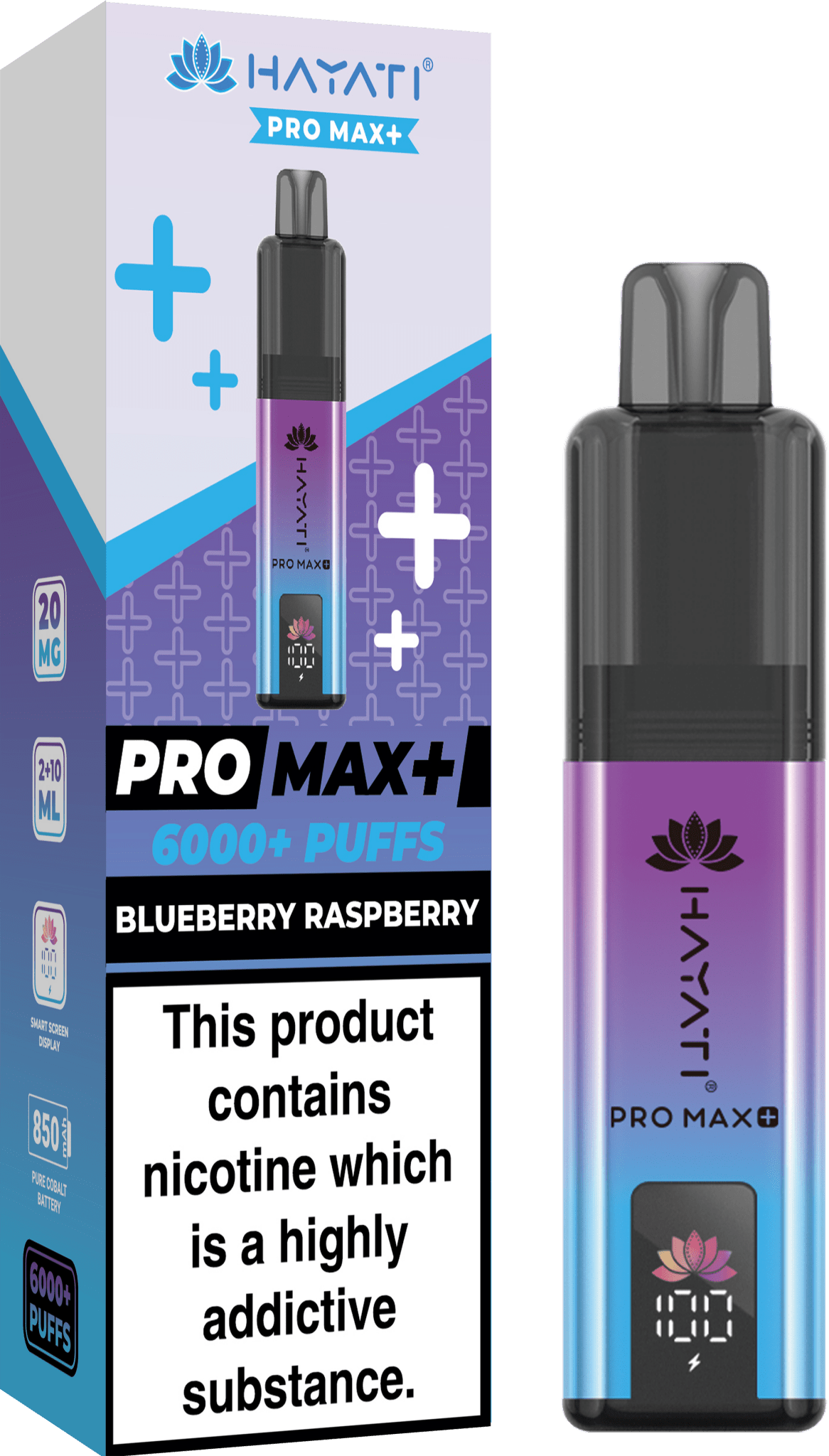 Hayati Pro Max+ 6000 Puffs Prefilled Kit - Box of 5
