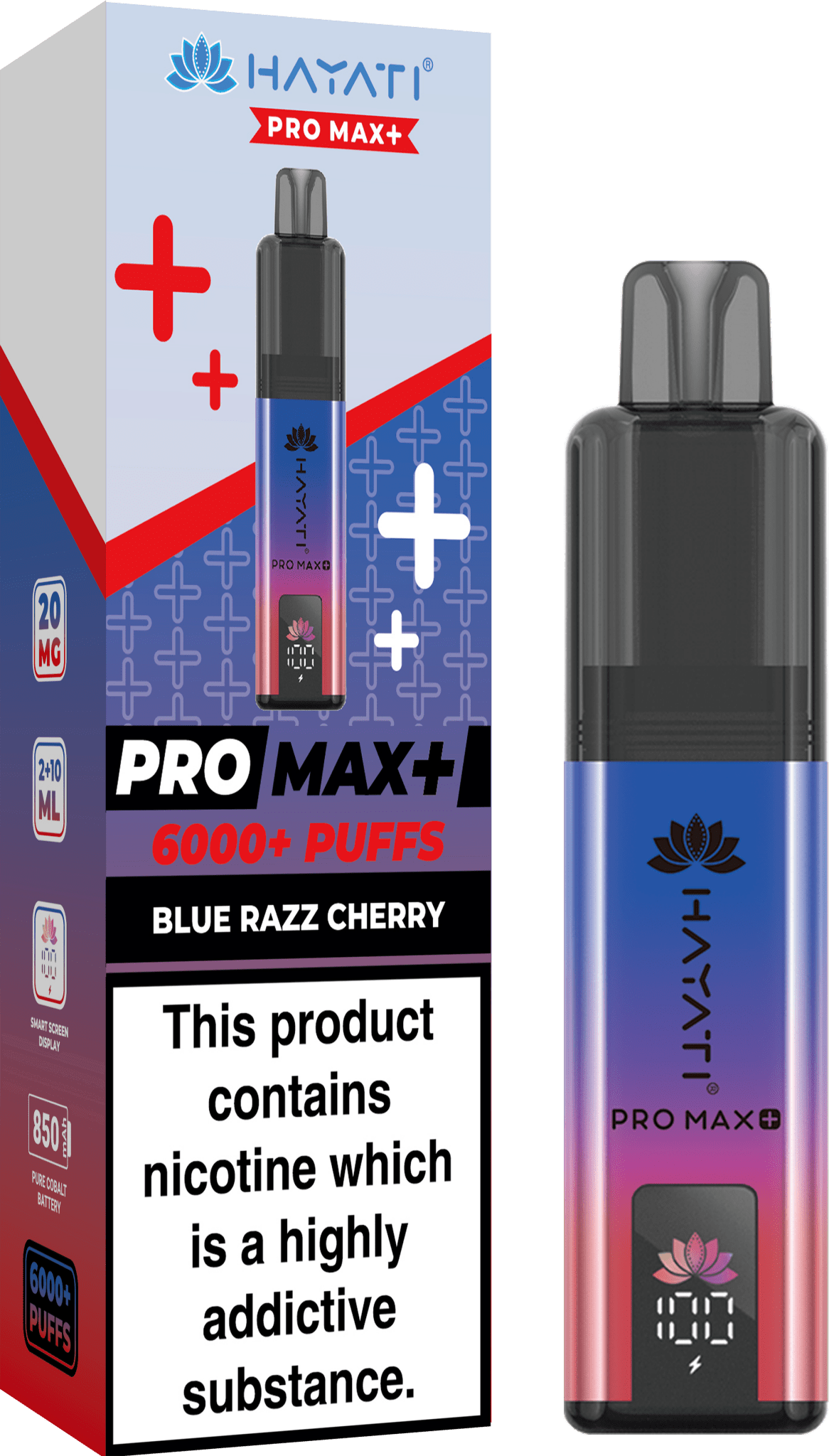 Hayati Pro Max+ 6000 Puffs Prefilled Kit - Box of 5