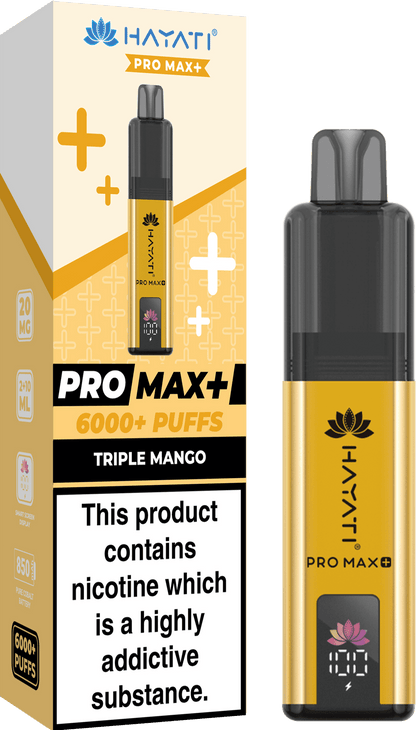 Hayati Pro Max+ 6000 Puffs Prefilled Kit - Box of 5