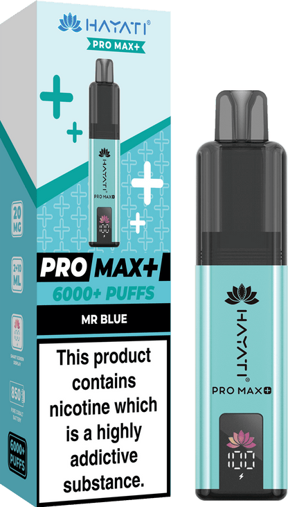 Hayati Pro Max+ 6000 Puffs Prefilled Kit - Box of 5