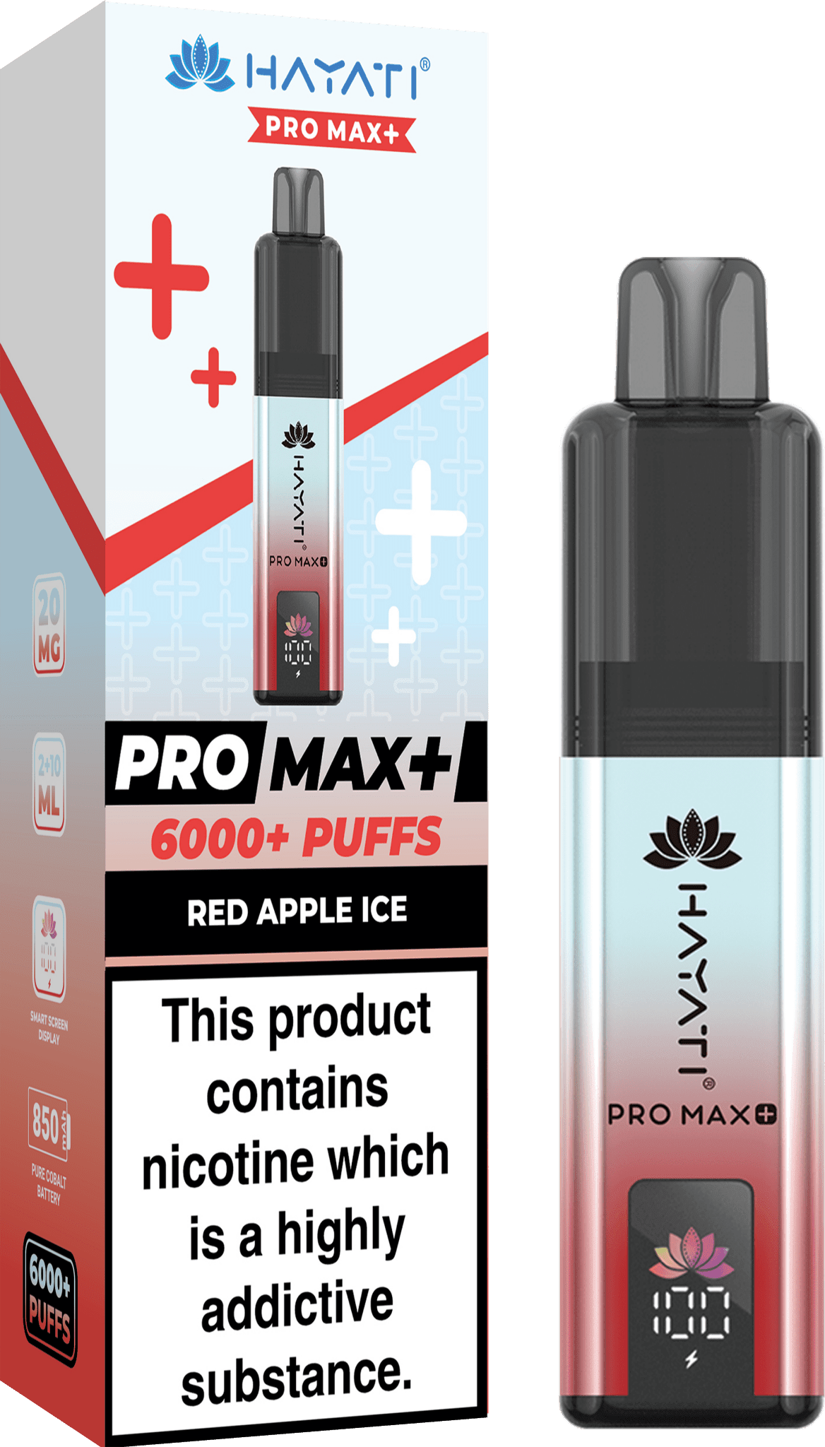 Hayati Pro Max+ 6000 Puffs Prefilled Kit - Box of 5